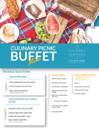 Picnic Menu
