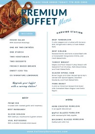 Premium Buffet Menu